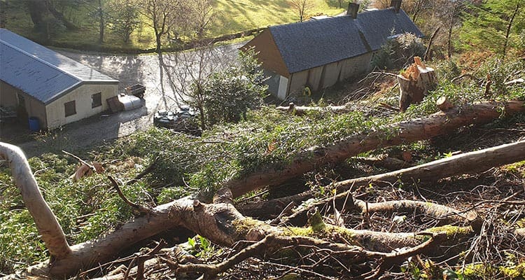 Kinloch Hourn worksite